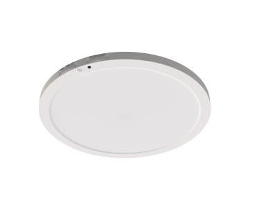 MaxLite SFM12LA229WHCSMS Slim Flush Mount, 12 Inch, 22W, 120V, 90 CRI, White Finish, CCT Selectable 2700/3000/3500/4000/5000K, Bi-level Motion Sensor