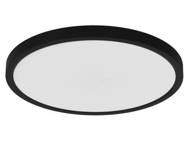 MaxLite SFM9LA189BKCS Slim Flush Mount, 9 Inch, 18W, 120V, Triac Dimming, 90 CRI, Black Finish, CCT Selectable 2700/3000/3500/4000/5000K