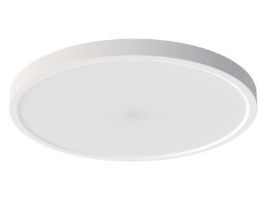 MaxLite SFM9LA189WHCS Slim Flush Mount, 9 Inch, 18W, 120V, Triac Dimming, 90 CRI, White Finish, CCT Selectable 2700/3000/3500/4000/5000K