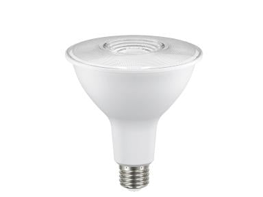 MaxLite E14PAR38D950FL/T20 Enhanced Series - 14W 1250LM PAR38 40DEG Flood E26 Base LED, Triac DIM 120V 90 CRI 5000K, Wh Housing, T20