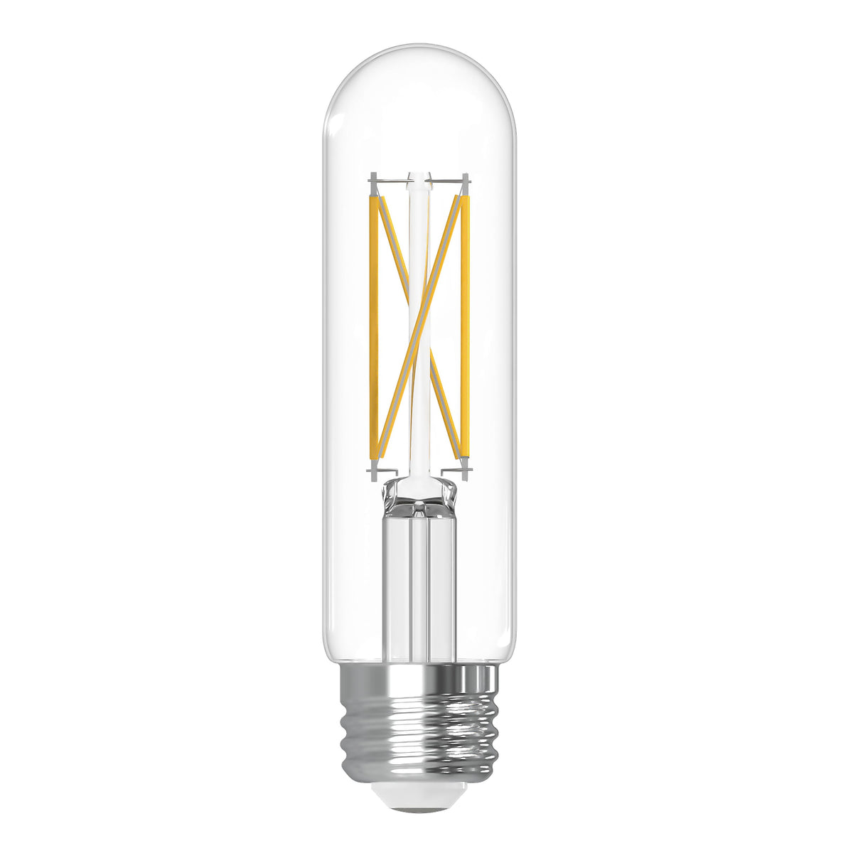 Bulbrite 776207 LED Filament 5.1 Watt Dimmable T9 5" Light Bulb with Clear Finish and Medium Screw 3000K E26 Base - 3000K (Soft White Light) 500 lumens