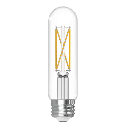 Bulbrite 776207 LED Filament 5.1 Watt Dimmable T9 5" Light Bulb with Clear Finish and Medium Screw 3000K E26 Base - 3000K (Soft White Light) 500 lumens