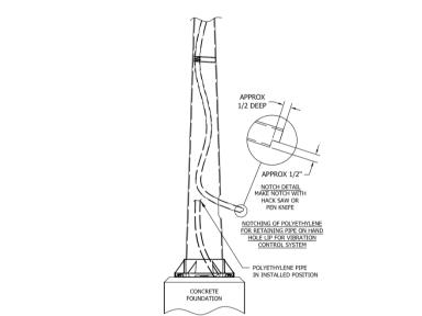 MaxLite VIBRATIONDAMP Poles, Vibration Dampener