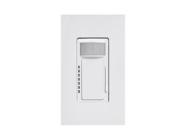 MaxLite WNS1PU-W-CA Network Casambi Dimmer 120-277V Occupancy Wall Switch White