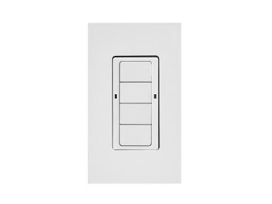 MaxLite WNS4SU-W-SL Network Silvair 4 Scenes 120-277V Wall Switch White