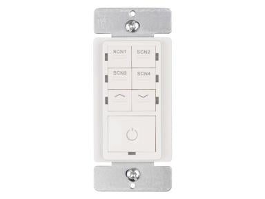 MaxLite WNS7U-W 120-277V Network (bluetooth) 7-BUTTON Wall Switch White