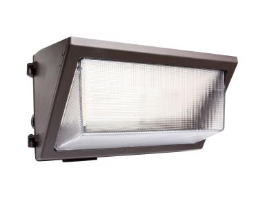 MaxLite WPOP120H-WCSBPCCR WALLMAX Open Face Wall Pack - Watt Select (90/100W/120W), 277-480V, CCT Select 3/4/5K, ON/OFF PC, C-MAX Compatible Bronze