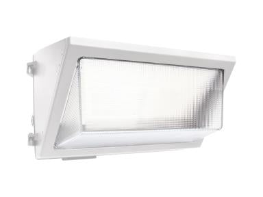 MaxLite WPOP120U-WCSWPCCR WALLMAX Open Face Wall Pack - Watt Select (90/100W/120W), 120-277V, CCT Select 3/4/5K, ON/OFF PC, C-MAX Compatible, White