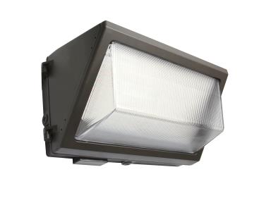 MaxLite WPOP55U-WCSBPCCRE2CNDTA WALLMAX Open Face Wall Pack - Watt Select (30/45W/55W), 120-277V, CCT Select 3/4/5K, ON/OFF PC, C-MAX, Bronze, -20C Bbu, Cn-rtmst Installed - TAA