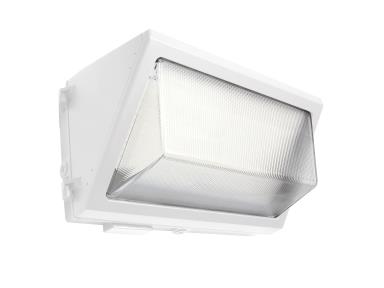 MaxLite WPOP55U-WCSWPCCR WALLMAX Open Face Wall Pack - Watt Select (30/45W/55W), 120-277V, CCT Select 3/4/5K, ON/OFF PC, C-MAX Compatible, White