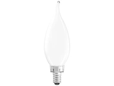 MaxLite EFF3.5BA1027C/3P/WS Enclosed Frost Filament 3.5 Watt B10 DIM 2700K 3 Pack Wingstack Flame Tip