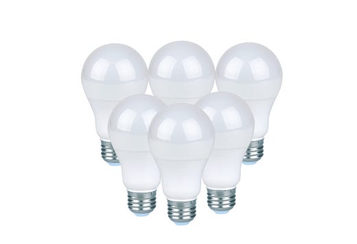 6 pack - Halco 88043 9W A19 Daylight LED Light Bulb