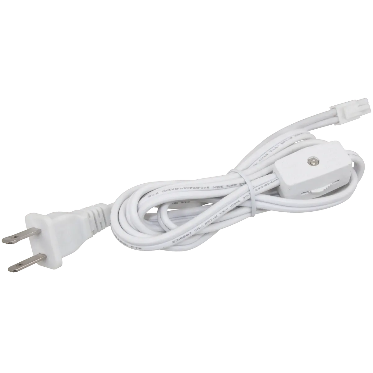 American Lighting ALLVP-PC6-WH MVP 120V Puck Light 6in Jumper Cable in White