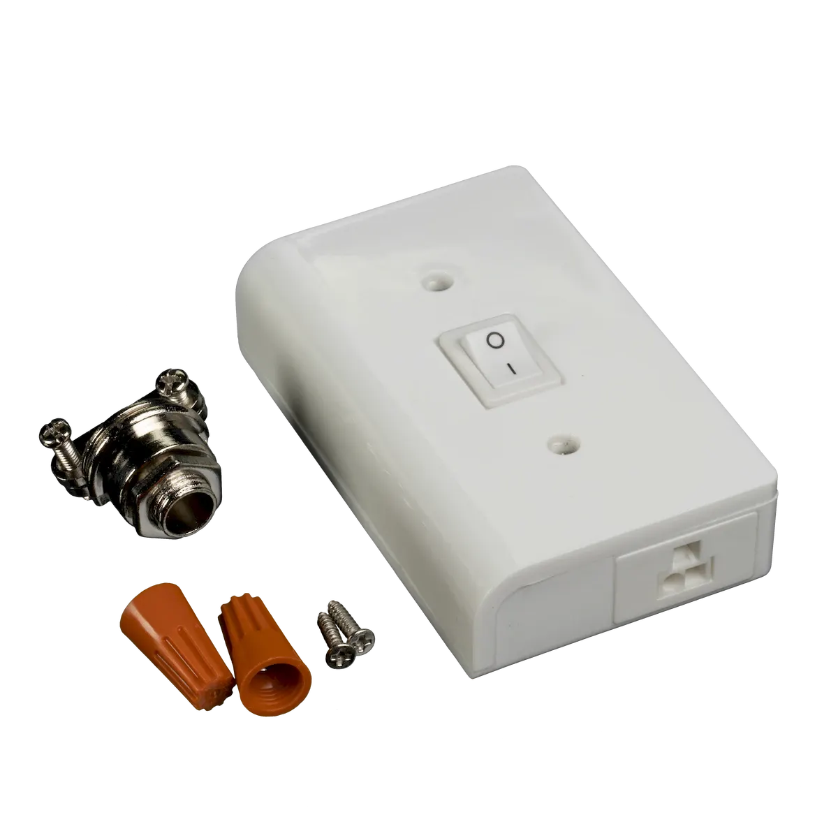 American Lighting ALSLBOX-WH-B MVP 120V Puck Light Slimline Hardwire Box in White