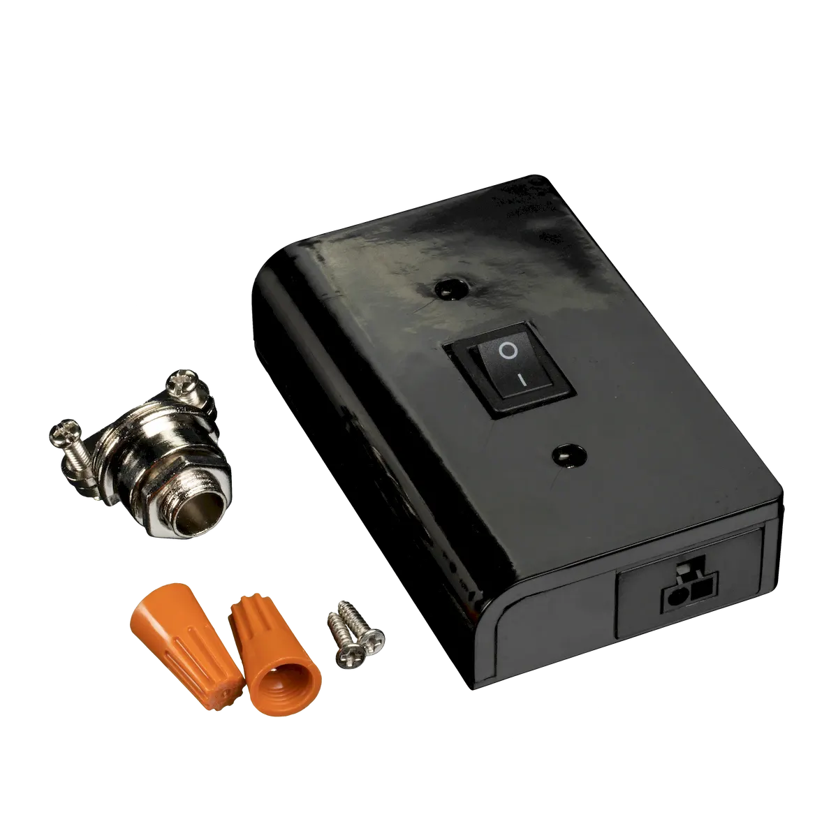 American Lighting ALSLBOX MVP 120V Puck Light Slimline Hardwire Box in Black