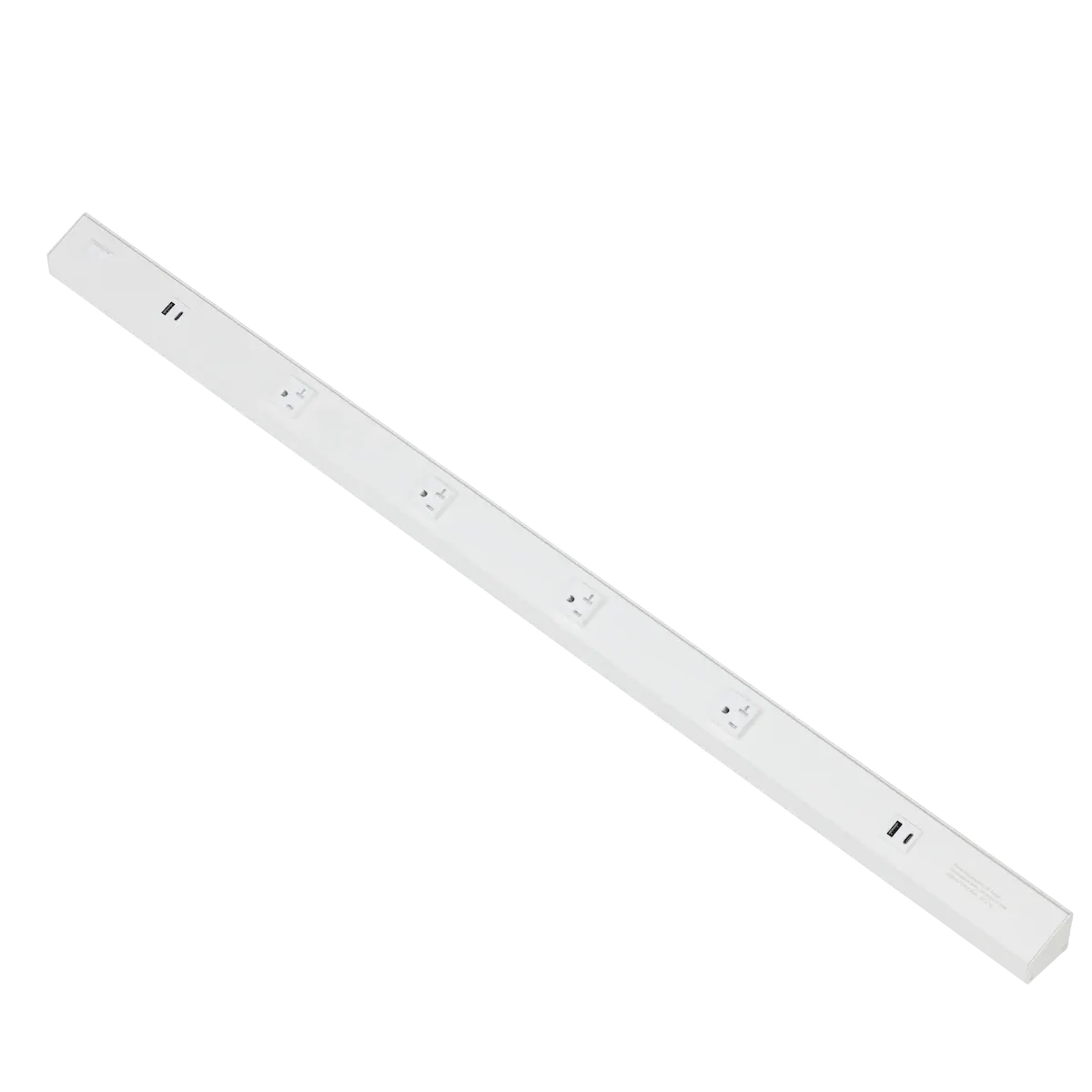 American Lighting ATOM-120V-40-WH ATOM Power Strip 40in White Finish