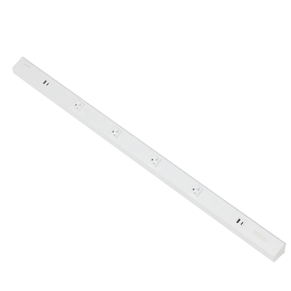 American Lighting ATOM-120V-40-WH ATOM Power Strip 40in White Finish