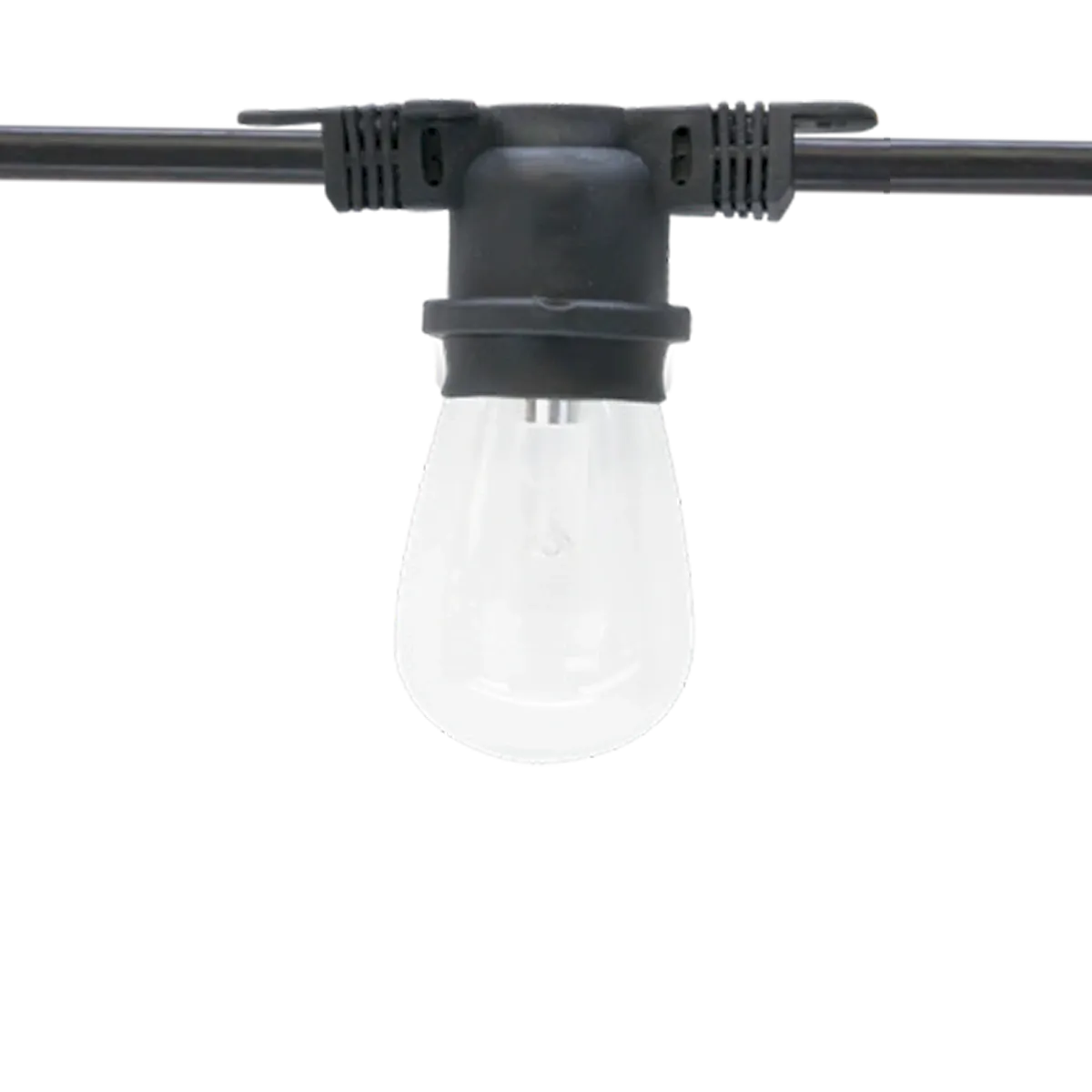 American Lighting CGLS-MNS-24-BK Commercial Grade Light String E26 Non-Suspended Series 330 Foot