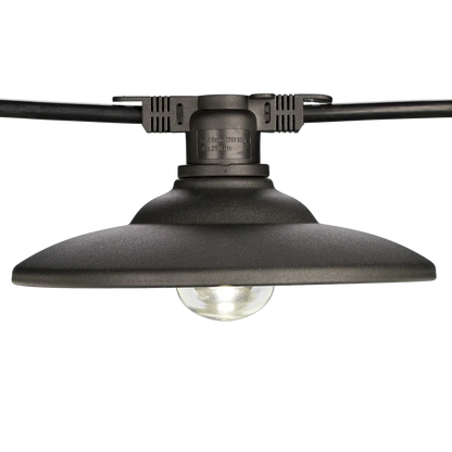 American Lighting CGLS-MNS-24-BK Commercial Grade Light String E26 Non-Suspended Series 330 Foot