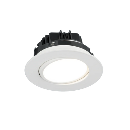 American Lighting DIP4-5CCT-WH Dip 360° Gimbal 4inch Downlight, 5CCT, White Finish White 5CCT 4 Inch