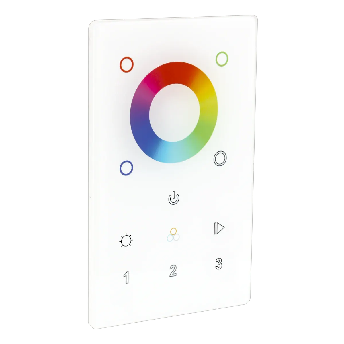 American Lighting DMX-3Z 3-Zone DMX Wall Control White 2.96 Inch 180 W
