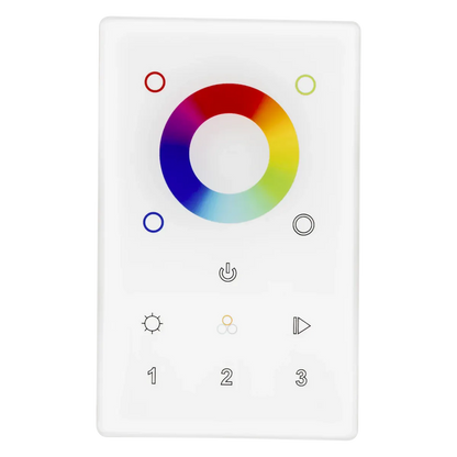 American Lighting DMX-3Z 3-Zone DMX Wall Control White 2.96 Inch 180 W
