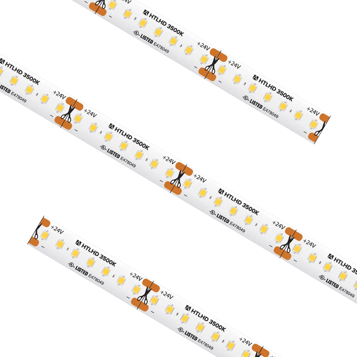 American Lighting HTLHD-NW-27 High Output High Density Tape Light IP54 3500K 27Ft
