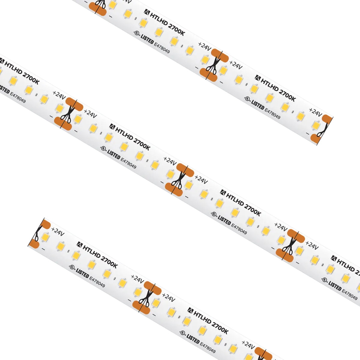 American Lighting HTLHD-UWW-27 High Output High Density Tape Light IP54 2700K 27Ft