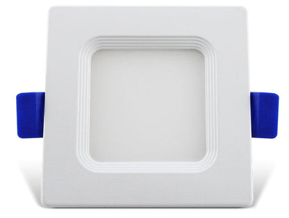 Luxrite LR23697 7W LED Dimmable Fixture 3" Mini Recessed Panel Square