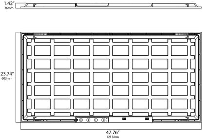 4 pack - LED One PL0206-889 LOC-24AJPL-MW(30/35/40)MCCT(35/40/50)