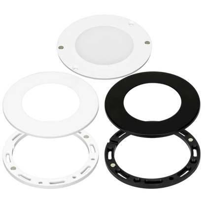 American Lighting OMNISL-40 Omni Slim 40K Single Puck Light w/ Black and White Trims