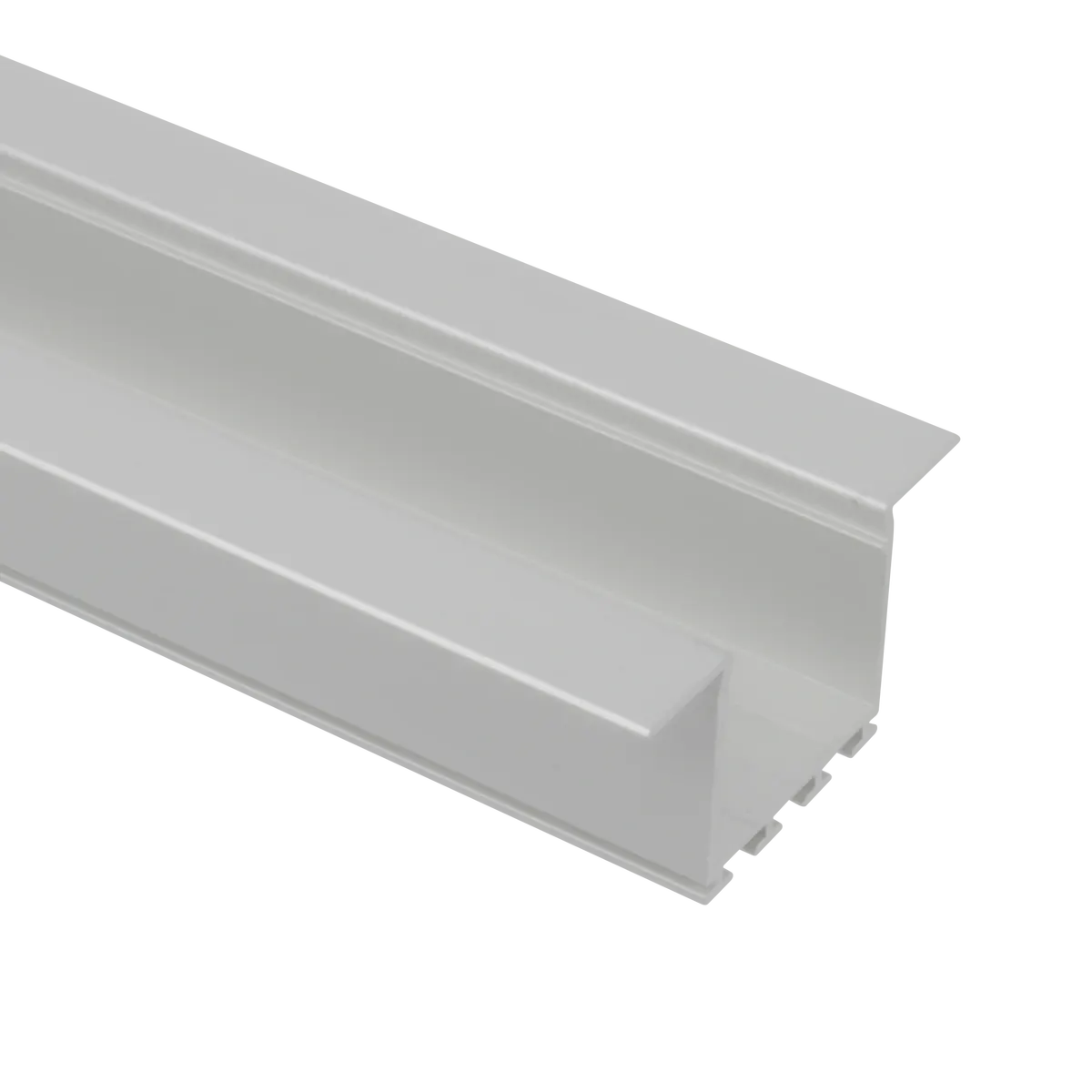 American Lighting PE-DFSLOT-2M Premium Extrusion Standard Flange Slot Recessed Mount 2M Anodized Alu