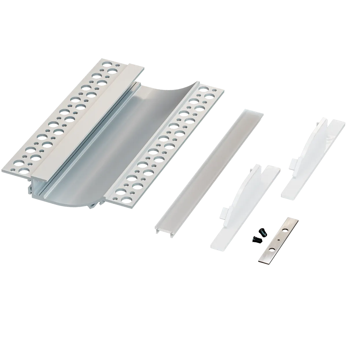 American Lighting PE-SWW-2M-BNDL1 Scoop Wall Wash - Single Bundle, 2M