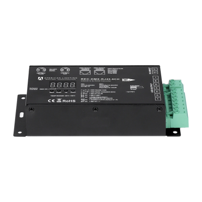 American Lighting REC-DMX-RJ45-6CH DMX Decoder: 6-Channel w/RJ45