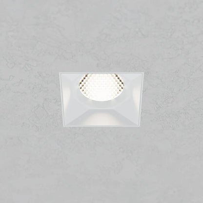 American Lighting RHYM-DL3Q-15-36-THNC-5CCT-WH Rhyme Downlight 3in Deep Baffle Square, White Finish