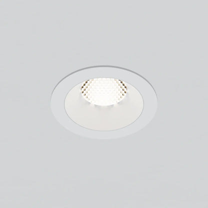 American Lighting RHYM-DL3R-15-36-THNC-5CCT-WH Rhyme Downlight 3in Deep Baffle Round, White Finish