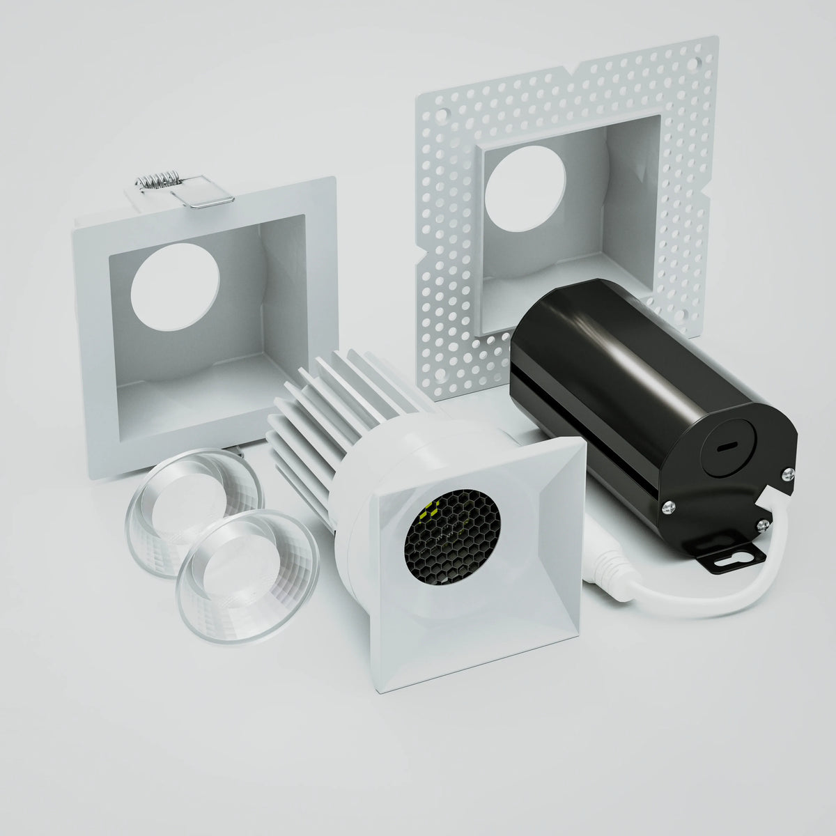 American Lighting RHYM-DL2R-12-36-THNC-5CCT-BK Rhyme 2inch Downlights Black 5CCT 2 Inch 12 W