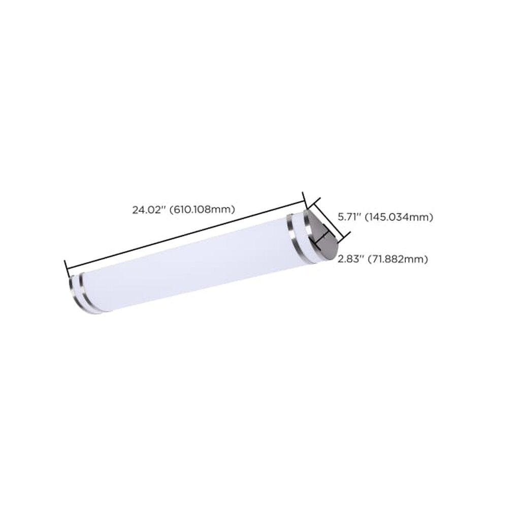 Satco 62-1871 LED vanity light showing selectable color temperature settings