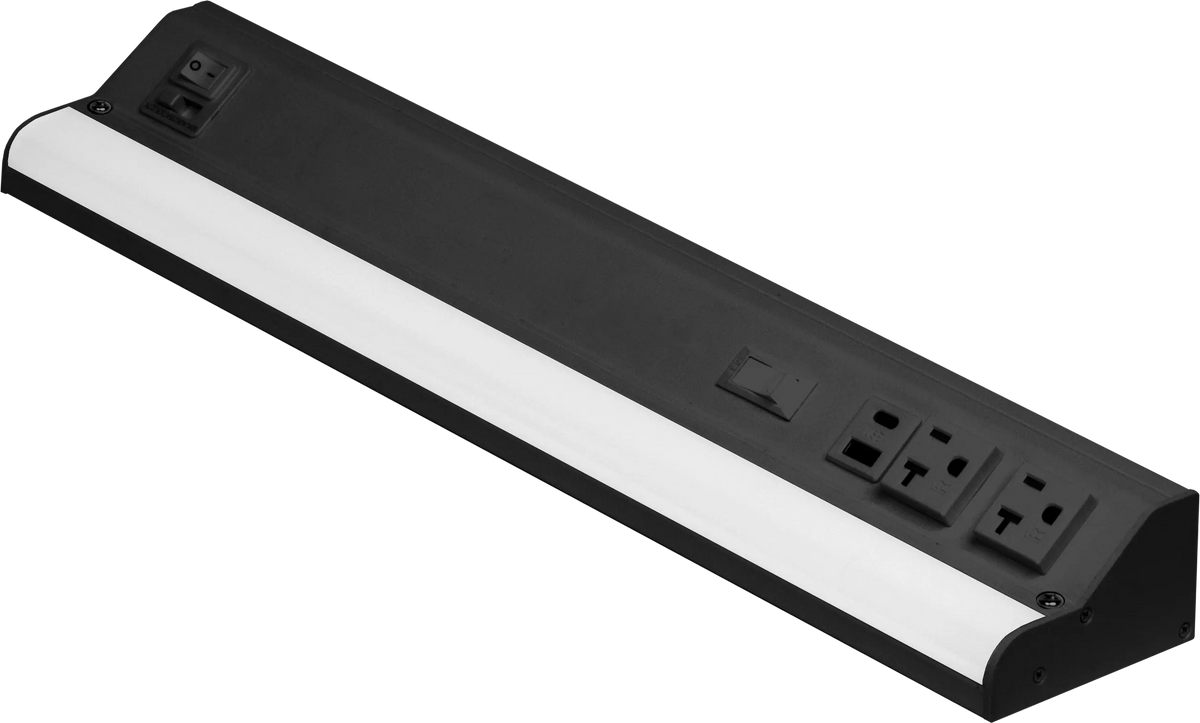 American Lighting UCRP-5CCT-8-BK LED Courant Plus Undercabinet Black 5CCT 8 Inch 5 W